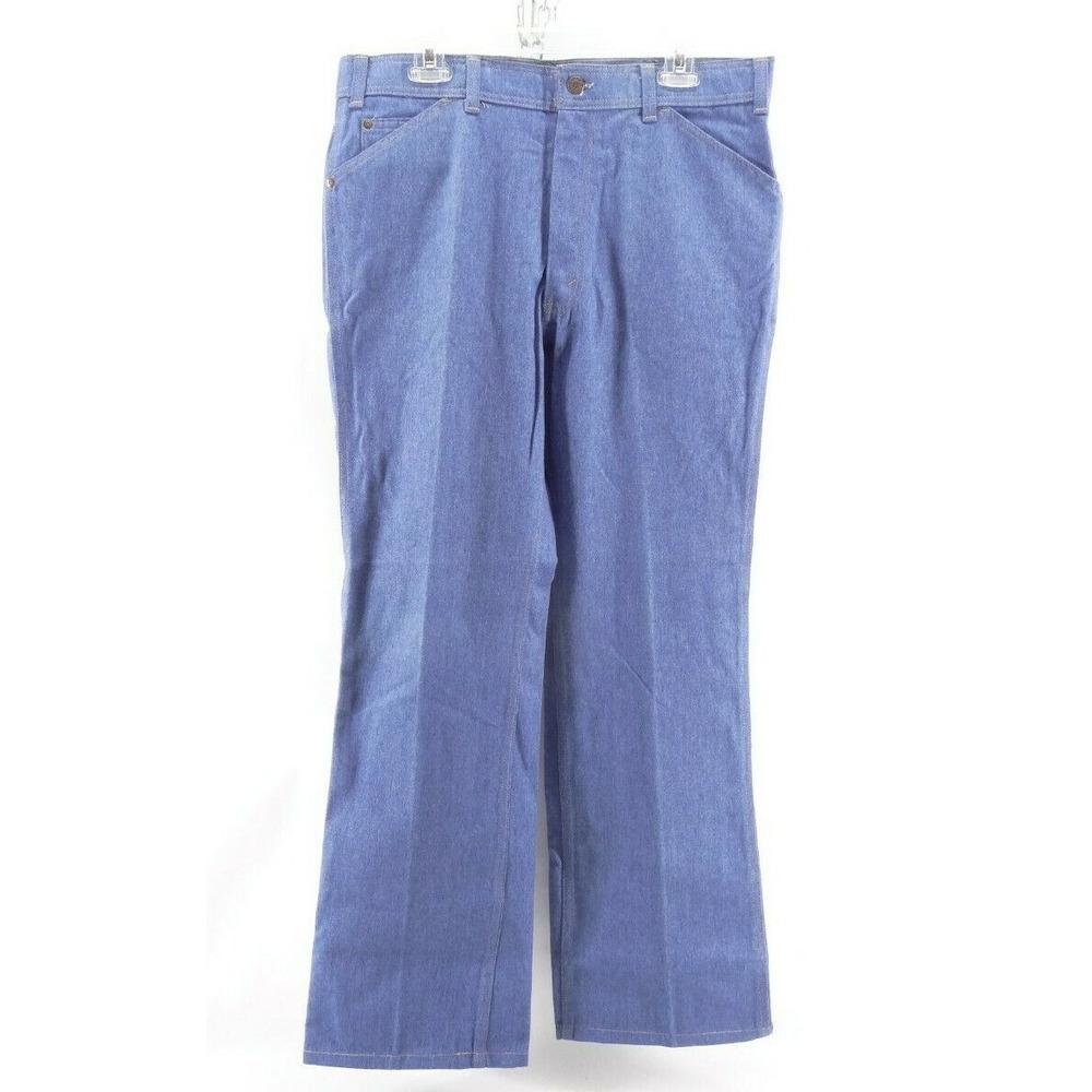 Mens 1981 Levis Vintage Jeans Rivet 64% Cotton 36% Polyester MADE IN U.S.A 36/32